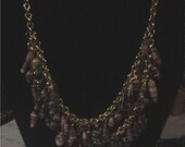 Paper beaded necklace