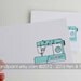 CHOOSE your color Set of 24 Sew Happy Mini Cards, Sewing, Sewing Machine, Illustration, Quote, Note cards, 2.75 x 4.25 inches