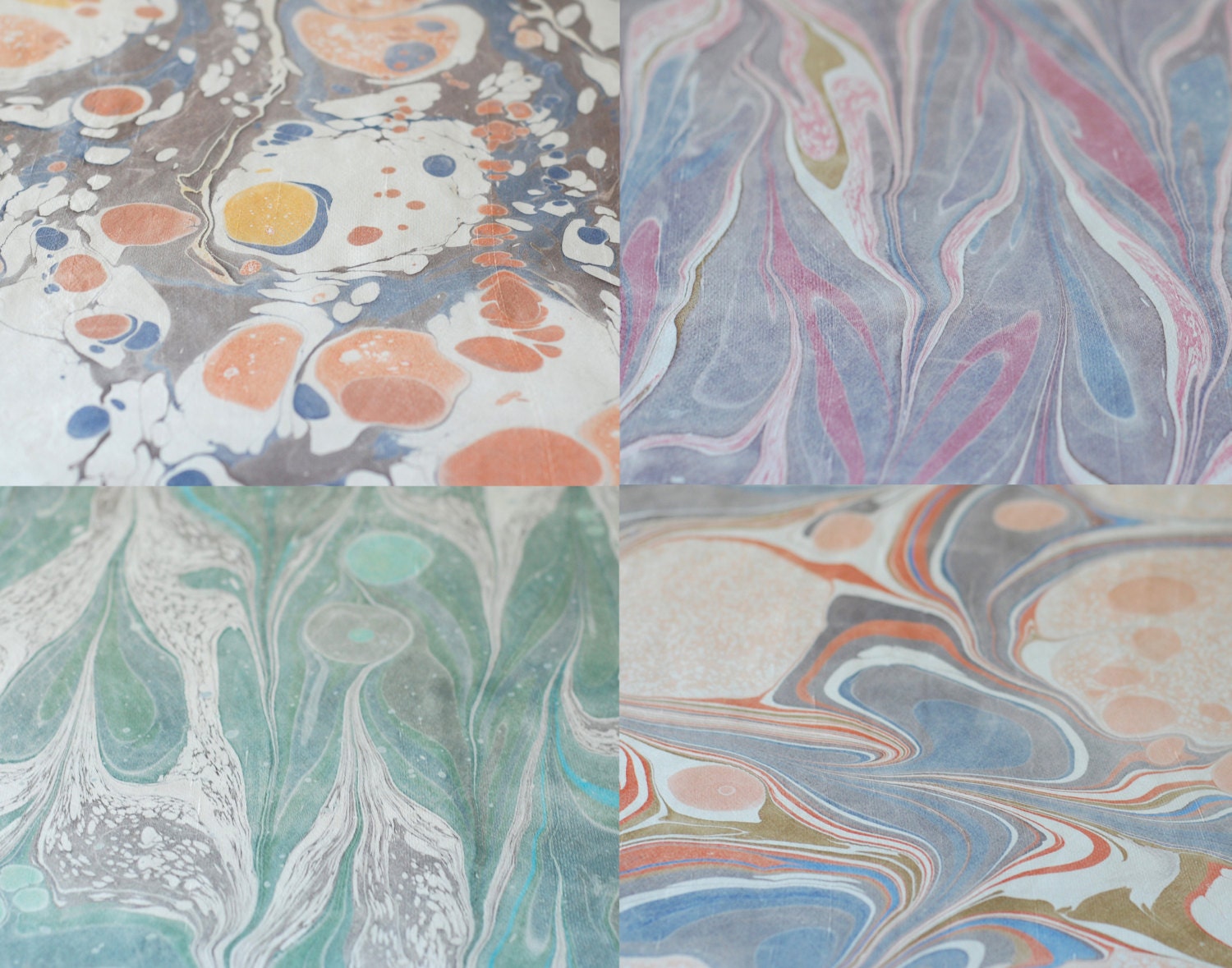 Custom Marbled Silk Runner