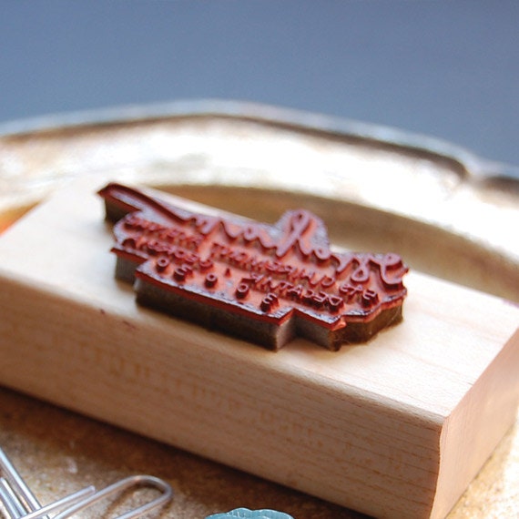 custom RETURN ADDRESS stamp