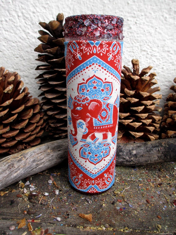 Rita's Elephant Totem Obstacle Remover Hoodoo 7 Day Ritual Candle - Power, Strength, Road Opener
