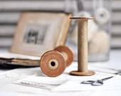 vintage french spools - set of two