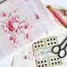 RESERVED vintage french floral fabric
