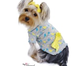 A Little Birdie Told Me  Dog TShirt Clothes Size XXXS by Doogie Couture New for 2013