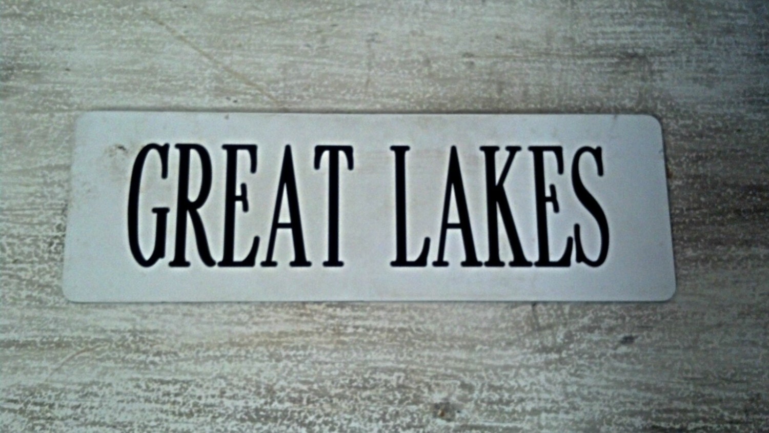 Vintage HORSE track magnetic Sign GREAT LAKES