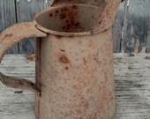 Vintage RUSTY Metal OIL CAN