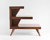 Mid Century Wood Side Table - Coffee, Modern, Eames, Retro