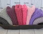 Knit Baby Mini Blankets Afghan Many Colors Available Photo Props