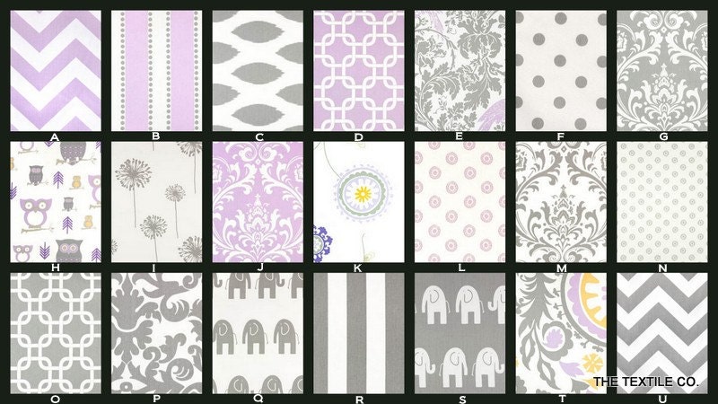 Custom King Size Reversible Gray and Lavender Contemporary Duvet Cover