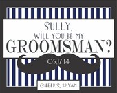 Private Listing for idoInglatera Wedding Groomsman Mustache Liquor Labels and Beer Labels - Will you Be My Bridal Party and Best Man Favors