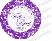 Private Listing for idoBeesBlooms  Favor Tags  80 1.5 inch Round tags