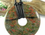 Eileithyia Nursing Necklace - 50mm Unakite Nursing Breastfeeding Necklace