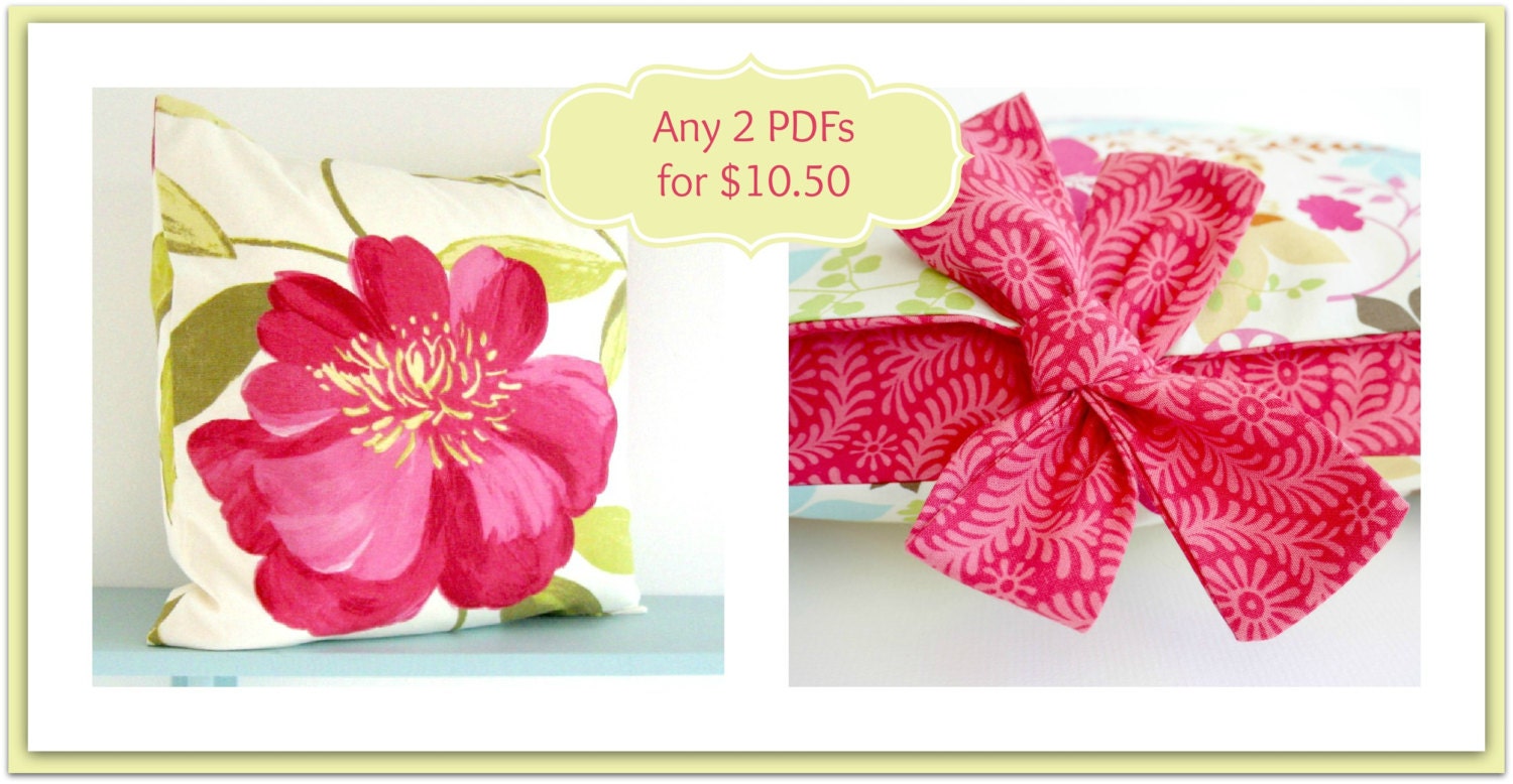 Special Offer Any 2 LillyBlossom PDF sewing guides for 10.50