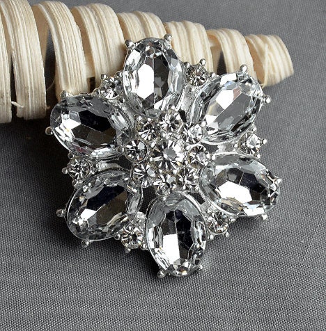 3 Rhinestone Brooch Embellishment Crystal Pearl Wedding Brooch Bouquet Invitation Cake Decoration Hair Comb Shoe Clip BR243
