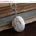 ON SALE Vintage Silver Flower Locket