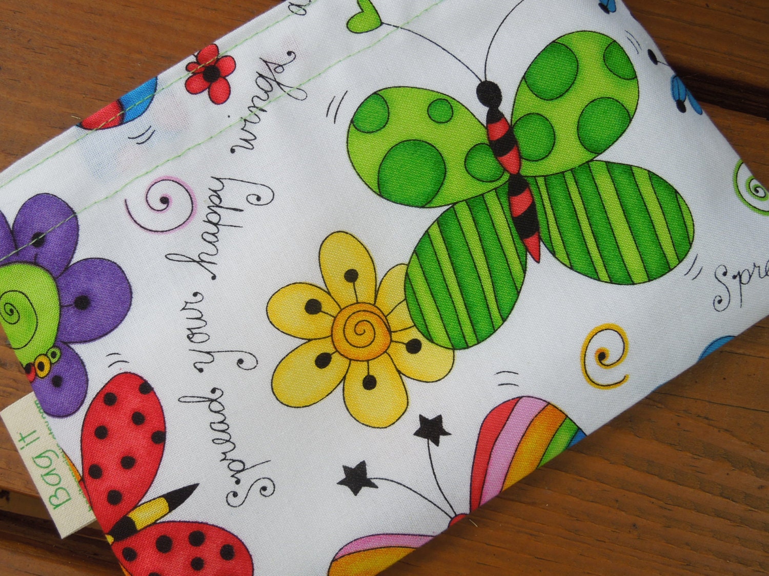 Reusable snack bag - Cute as a bug