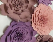 Weddings Large Paper Flowers Great for Backdrop Colors of your Choice