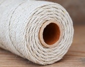 Hemp Cord,  Natural, 2mm, 48lb test, 205 Feet Spool, Thick Hemp, Hemp Rope, Twine