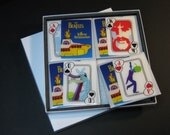 The Beatles (Yellow Submarine) ltd. Edition Collector Rock Playing Card Drink Coaster Set 61