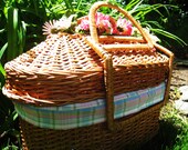 Floral Fun Picnic Basket Home and Living