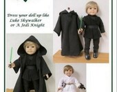 PDF Pattern "Luke Skywalker-Jedi Knight"   fits American Girl Doll designed by Donna Cotterman