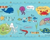 Kids Ocean Friends in Spanish Placemat