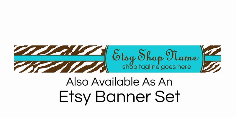 Etsy Banners - Zebra Print 5