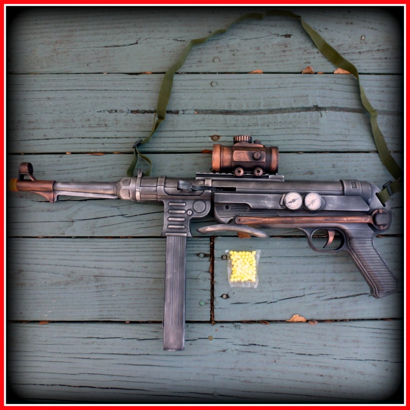 Steampunk cyber shot gun Star Wars Han SOLO Victorian sci-fi pirate BB Airsoft  Spring Gun german mp40 toy---ZOMBIE killer