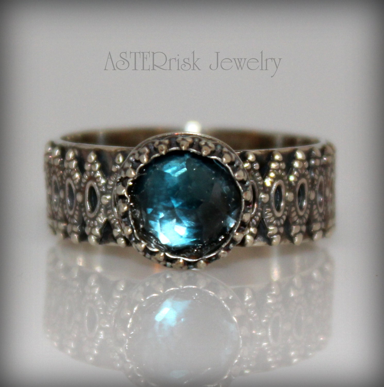 Ring - Topaz London Blue Sterling Silver