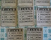 8 Vintage 1941 BINGO cards