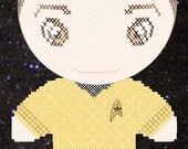 Captain Kirk 3D Cross Stitch Doll and Sewing Pattern PDF
