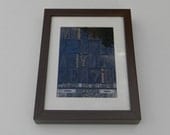 Shakespeare quote 'My heart is ever at your service' in wood letterpress.