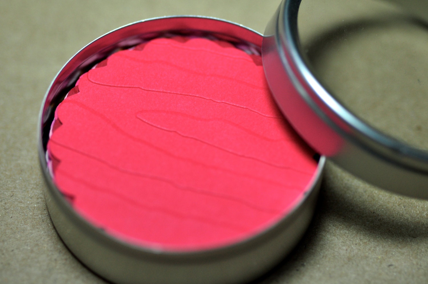 Zebra Print - Embossed Scallop Circles - 24 Different Colors