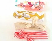 FLORAL Retro Baby Headband- LAST ONE