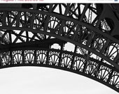 ON SALE Classic Eiffel Tower Photograph, Black and White Paris Decor Travel Photo, Tour Eiffel Fine Art Print - Silhouette (8x10)