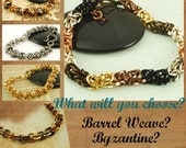 Make YOUR Own Bracelet and Earring Kit - Square Metals - Chainmaille - Unique Non Tarnish On Edge Rings