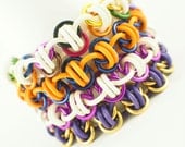 Premium Twist of Fate Stretch Chainmaille Bracelet Kit - Rubber and Aluminum
