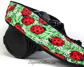 Ladybug dSLR Camera Strap, Red, Green,SLR