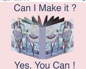 15% OFF How to make Hedi Kyle's Blizzard Book e-book tutorial, with Designer Cover White Blossom, Instant Download