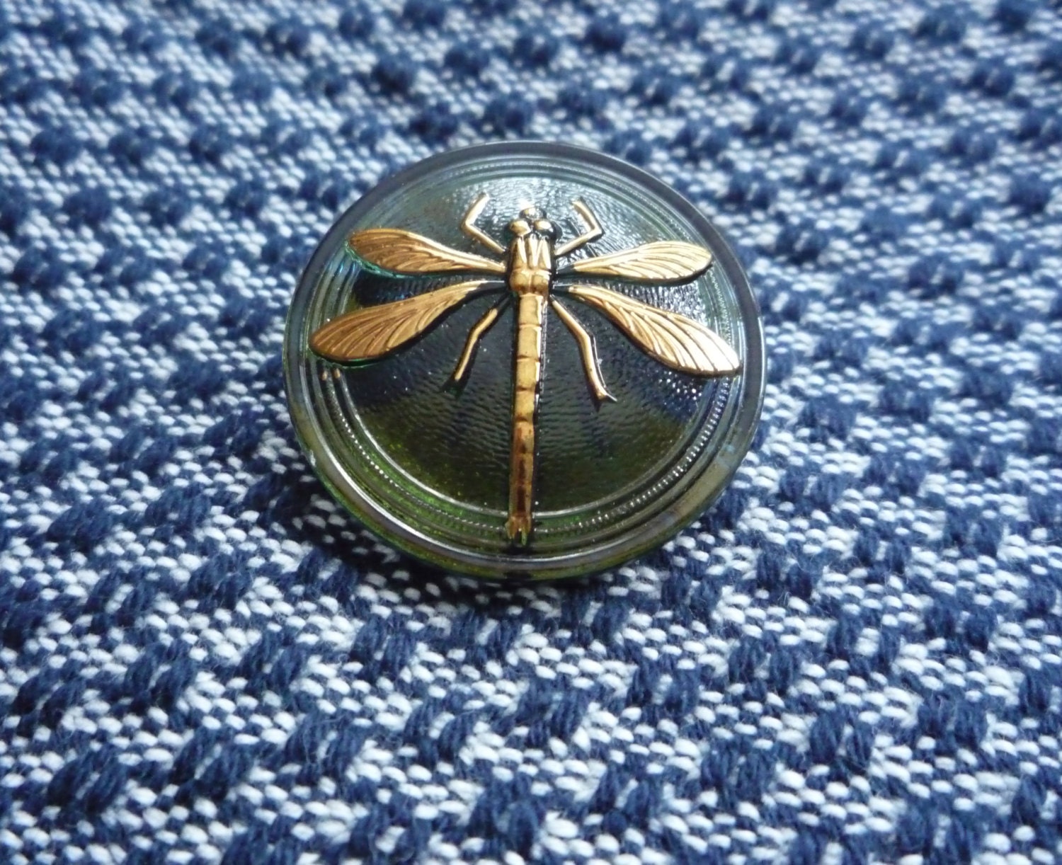 Glass Brooch dragonfly