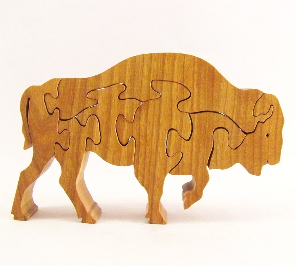 Bison Wood Puzzle