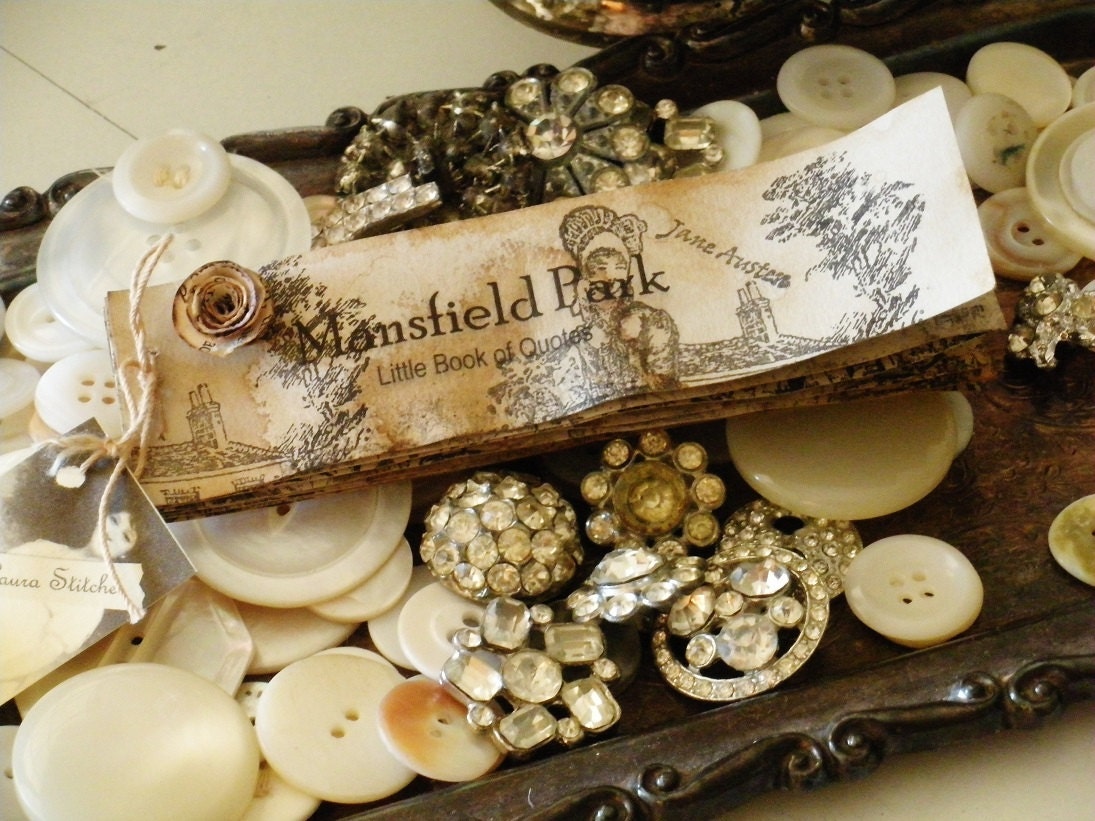 Handmade Little Book of Quotes Jane Austen Mansfield Park