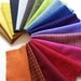 Hand Dyed Wool Fabric, 8in.x 8in. - for Applique, Penny Rugs, Sewing Projects / W1348