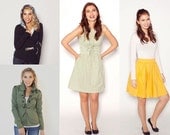 XS XSMALL Sample Sale Listing, 16 Pieces Included, Clearance, Sale, Organic, Dresses, Tops, Sweater