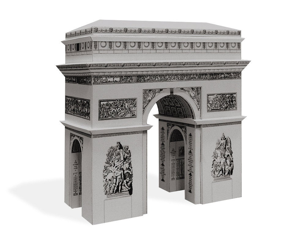 Arc de Triomphe Paper Model (KIT)