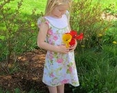 Eco Friendly Girls Rose Garden Dress sizes 18mo - 6 years