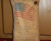 Patriotic Flag Pillow Tuck