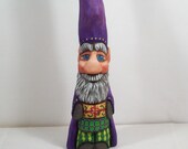 Christmas Elf I Love Presents Purple Robe and Hat by LLA Carve