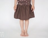 Skirt for Girl. BROWN