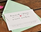 Arrows of Love Wedding Invitation